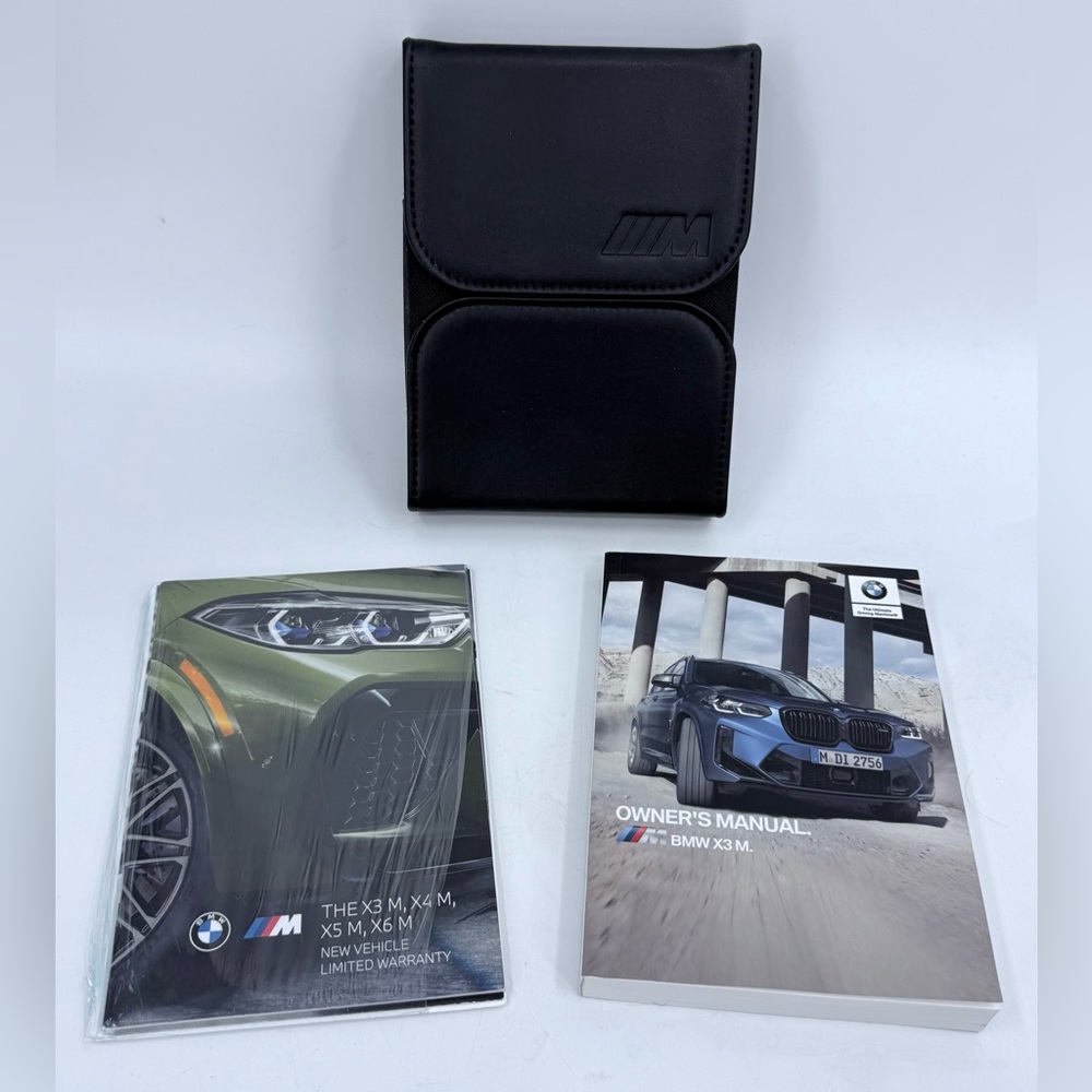 BMW X3‎ M Competition 2022 '22 OEM Owner's Manual Set M Sport SUV w/ Case NIOP
